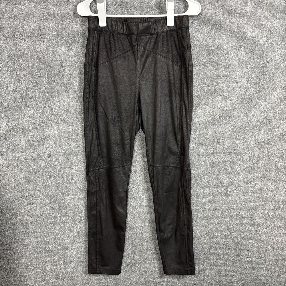 Free People Pants Womens Size S Black Vegan Suede Legging Date Party Gothic Boho